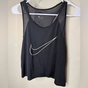 Nike Women's Black Mesh Tank Top